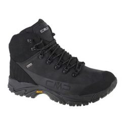 Buty CMP Dhenieb Wp M 30Q4717-U901 czarne. Czarne buty sportowe na co dzień męskie z materiału, bez zapięcia, trekkingowe. Za 751.19 zł.