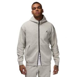 Męska bluza z kapturem Air Jordan Sport Hoop Fleece Dri-FIT FV8602-050 XXL. Szare bluzy sportowe męskie Jordan, bez wzorów, sportowe, bez kołnierzyka, bez ramiączek. Za 430.10 zł.