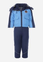 Niebieski Komplet 2-częściowy Jolden. Niebieskie śniegowce dziewczęce Born2be, z polaru. Za 44.99 zł.