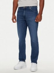 Wrangler Jeansy River 112356835 Niebieski Tapered Fit. Niebieskie jeansy męskie Wrangler. Za 339.99 zł.