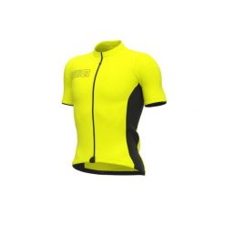 Koszulka rowerowa męska Alé Cycling Solid Color Block. Żółte t-shirty sportowe męskie ALÉ CYCLING, l, bez ramiączek, rowerowe. W wyprzedaży za 291.99 zł.