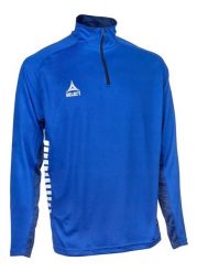Bluza dresowa męska rozpinana Select SPAIN 1/2 ZIP niebieska. Niebieskie bluzy bez kaptura męskie Select, m, z dresówki. Za 160.10 zł.