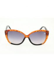 Swarovski Damskie okulary przeciwsłoneczne w kolorze czarno-jasnobrązowo-niebieskim rozmiar: 60. Brązowe okulary przeciwsłoneczne damskie Swarovski. Za 245.96 zł.