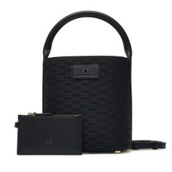 Torebka Elisabetta Franchi. Czarne torebki klasyczne damskie Elisabetta Franchi, bez wzorów, bez dodatków. Za 1,289.00 zł.