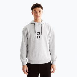 Bluza męska On Club Hoodie. Szare bluzy bez kaptura męskie On, m, z bawełny. Za 449.99 zł.