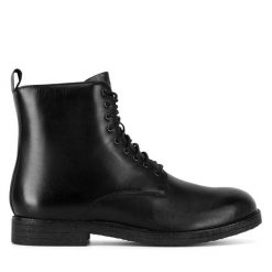 Kozaki Lasocki. Czarne buty zimowe męskie Lasocki, bez zapięcia. Za 279.99 zł.