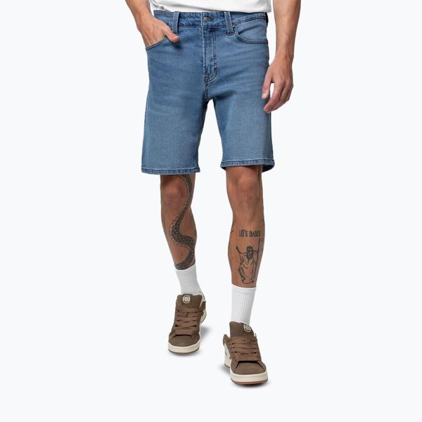 Spodenki męksie Pitbull Hornblend Jeans Pocket. Niebieskie szorty męskie PITBULL, bez wzorów, z bawełny, klasyczne. Za 159.99 zł.