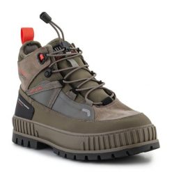 Buty Palladium Pallashock TravelWp+ 77989-377 zielone. Zielone buty sportowe na co dzień męskie ze skóry, bez zapięcia. Za 1,034.99 zł.