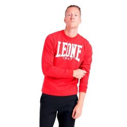 Męska koszulka z długim rękawem Leone 1947 Apparel. Czerwone koszulki męskie z długim rękawem LEONE 1947 APPAREL, l, z tkaniny. W wyprzedaży za 92.45 zł.