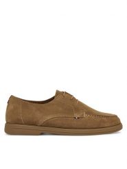 Tommy Hilfiger Mokasyny Moc T Derby FM0FM05495 Brązowy. Brązowe mokasyny męskie Tommy Hilfiger, ze skóry. Za 369.99 zł.