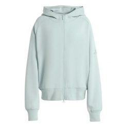 Bluza damska z kapturem adidas Soft Lux. Zielone bluzy z kapturem damskie Adidas, l, z materiału. Za 194.00 zł.