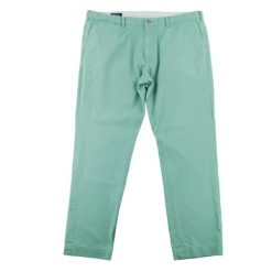 Spodnie męskie slim fit Polo Ralph Lauren 30/32 zielone. Zielone spodnie materiałowe męskie Ralph Lauren, bez wzorów, z tkaniny, eleganckie. Za 170.36 zł.