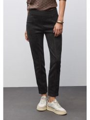 Street One Spodnie w kolorze czarnym rozmiar: 36/L28. Czarne spodnie materiałowe damskie Street One, bez wzorów, z materiału, street. Za 165.31 zł.