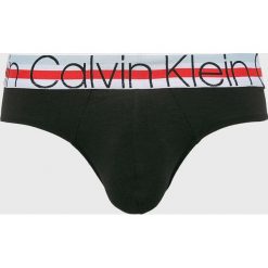 Calvin Klein Underwear - Slipy (3-pack). Czarne slipki męskie Calvin Klein Underwear, bez wzorów, z bawełny. W wyprzedaży za 169.90 zł.