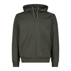 Bluza z kapturem zapinana na zamek błyskawiczny CMP. Zielone bluzy z kapturem męskie CMP. Za 279.65 zł.