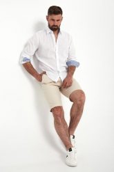 Szorty męskie Ruby-D JOOP! JEANS. Czerwone szorty męskie Joop! Jeans, z jeansu, bez kołnierzyka. W wyprzedaży za 389.25 zł.