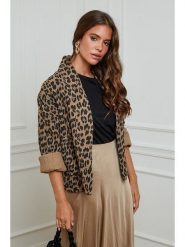 L'armoire de Suzette Kurtka przejściowa w kolorze szarobrązowym rozmiar: 38/40. Brązowe kurtki damskie L'armoire de Suzette, l, bez wzorów, z bawełny, bez kaptura. Za 287.84 zł.