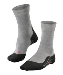 Skarpetki Falke TK5. Szare skarpetki męskie Falke, bez wzorów, z poliamidu. Za 160.00 zł.