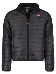 Geographical Norway Kurtka pikowana "Amigo" w kolorze czarnym rozmiar: XL. Czarne kurtki męskie Geographical Norway, xl, z aplikacjami, bez kaptura. Za 131.12 zł.