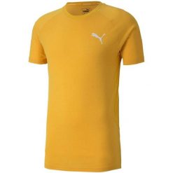T-shirt Męski Evostripe Lite. Żółte t-shirty męskie Puma, m, bez wzorów, bez kołnierzyka. Za 133.99 zł.