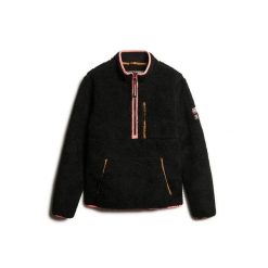 Damska bluza dresowa 1/2 z zamkiem błyskawicznym Superdry Outdoor. Czarne bluzy bez kaptura damskie Superdry., z dresówki. Za 388.15 zł.
