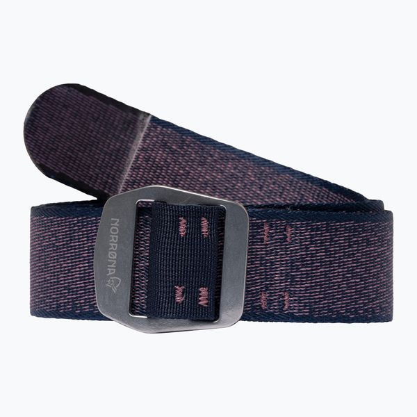 Pasek do spodni NORRONA Femund Webbing. Niebieskie paski męskie NORRONA, bez wzorów, z materiału, eleganckie. Za 199.99 zł.