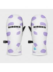 Siroko Rękawiczki funkcyjne "Polka dots" w kolorze biało-fioletowym rozmiar: 152. Białe rękawiczki dziecięce SIROKO, z polaru, bez ramiączek. Za 122.96 zł.