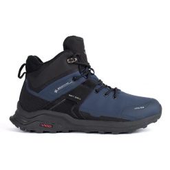 Vico Czarno-granatowe buty trekkingowe męskie niebieskie. Niebieskie buty trekkingowe męskie ze skóry ekologicznej, bez zapięcia, outdoorowe. Za 260.45 zł.