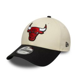 Czapka New Era 9Forty Chicago Bulls. Białe czapki męskie New Era, bez wzorów, z bawełny, sportowe. Za 168.00 zł.