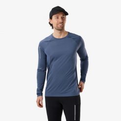 Koszulka treningowa męska Swedemount Core Training L/S Tee szybkoschnąca. Niebieskie t-shirty sportowe męskie SWEDEMOUNT, l, bez ramiączek, do biegania. Za 99.99 zł.
