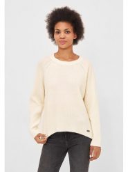 Bench Sweter "Kiruna" w kolorze kremowym rozmiar: 38. Brązowe swetry klasyczne damskie Bench, bez kołnierzyka. Za 153.71 zł.
