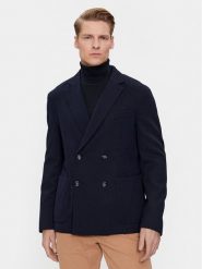 Boss Marynarka 50497271 Granatowy Slim Fit. Niebieskie marynarki męskie Boss, bez wzorów, z wełny. Za 1,909.00 zł.