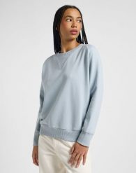 DAMSKA BLUZA LEE RAGLAN CREW SWS CONCRETE GRAY 112369184. Szare bluzy bez kaptura damskie Lee, s. Za 159.99 zł.