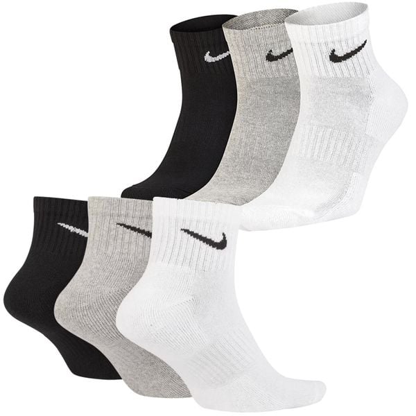 Skarpetki treningowe Nike Dri-Fit Training 3pack SX7677-901 wysokie. Białe skarpetki damskie Nike, bez wzorów. Za 49.90 zł.