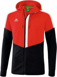 Erima Kurtka sportowa "Squad" w kolorze czerwono-czarnym rozmiar: S. Czarne kurtki outdoor męskie Erima, s, bez wzorów, z materiału, bez kaptura. Za 65.85 zł.