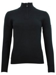 Peak Mountain Sweter "Acharlito" w kolorze czarnym rozmiar: L. Czarne golfy damskie Peak Mountain, l, bez wzorów, bez ramiączek. Za 217.99 zł.