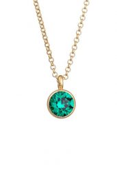 Elli Damski wisiorek soliter Basic Elegant z kryształem szklanym w pozłacanym srebrze próby 925 Sterling Silver Naszyjniki 1 ct. Szare naszyjniki damskie Elli, pozłacane. Za 252.59 zł.
