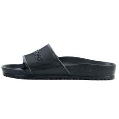 Klapki męskie Birkenstock Barbados. Czarne klapki i japonki męskie Birkenstock, z materiału. Za 289.00 zł.