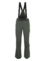 Peak Mountain Softshellowe spodnie narciarskie "Candalo" w kolorze khaki rozmiar: M. Brązowe spodnie materiałowe męskie Peak Mountain, bez wzorów, z tkaniny. Za 285.49 zł.