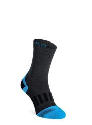 Skarpety turystyczne CMP Trekking Sock Low Microlon. Szare skarpetki damskie CMP, bez wzorów, z materiału. Za 58.29 zł.