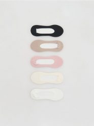 Stopki 5 pack - różowy. Czerwone skarpetki damskie Reserved, bez wzorów. Za 59.99 zł.