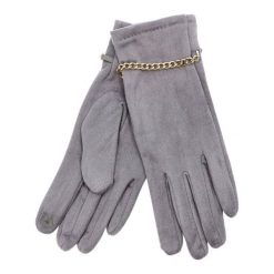 Szare Rękawiczki Glamour Damskie Armodo. Szare rękawiczki damskie Armodo, na zimę, bez wzorów. Za 49.99 zł.