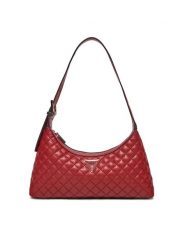 Guess Torebka HWEQG9 54117 Czerwony. Czerwone torebki klasyczne damskie Guess, z aplikacjami, ze skóry, bez dodatków. Za 309.99 zł.