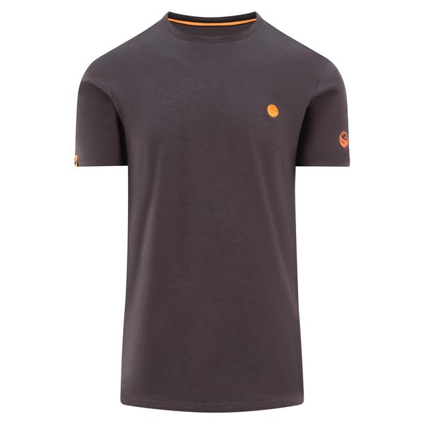 Koszulka Wędkarska Guru Aventus Tee Charcoal T-Shirt. Brązowe t-shirty męskie GURU, m, bez wzorów, bez kołnierzyka. Za 128.99 zł.