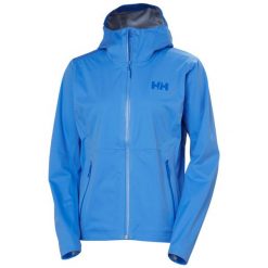 Damska kurtka wodoodporna Helly Hansen Momentum 3L Stretch. Niebieskie kurtki damskie Helly Hansen, l, bez wzorów, bez kaptura. Za 1,031.50 zł.
