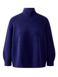 Oui Golf w kolorze niebieskim rozmiar: 44. Niebieskie golfy damskie Oui, bez wzorów, bez ramiączek. Za 234.94 zł.