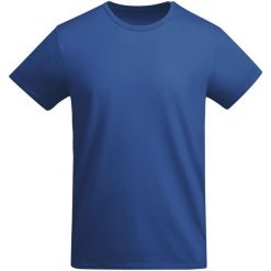 Męska Koszulka Breda Plain T-shirt. Niebieskie t-shirty męskie ROLY, m, bez wzorów, bez kołnierzyka. Za 42.99 zł.