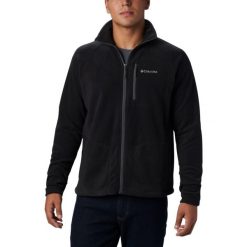 Bluza polarowa turystyczna męska Columbia Fast Trek II FZ. Czarne bluzy bez kaptura męskie Columbia, m, z polaru. Za 259.00 zł.