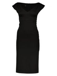 Pinko Sukienka w kolorze czarnym rozmiar: 32. Czarne sukienki damskie Pinko, bez wzorów, bez kołnierzyka, bez ramiączek, mini. Za 289.20 zł.