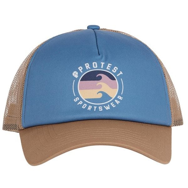 Czapka męska Protest PRTMARKBY cap. Niebieskie czapki męskie Protest, bez wzorów, sportowe. Za 119.99 zł.